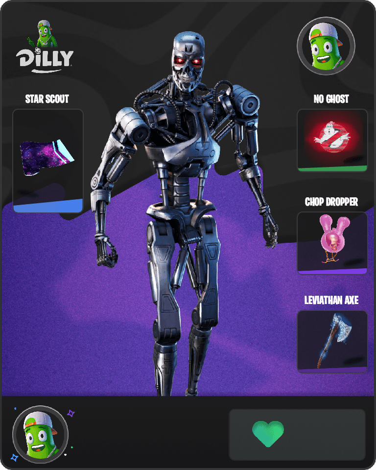 T-800 Fortnite combo