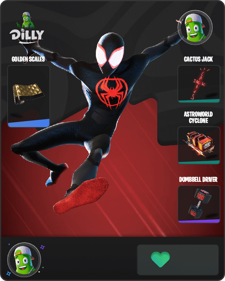 Spider-Man (Miles Morales) Fortnite combo