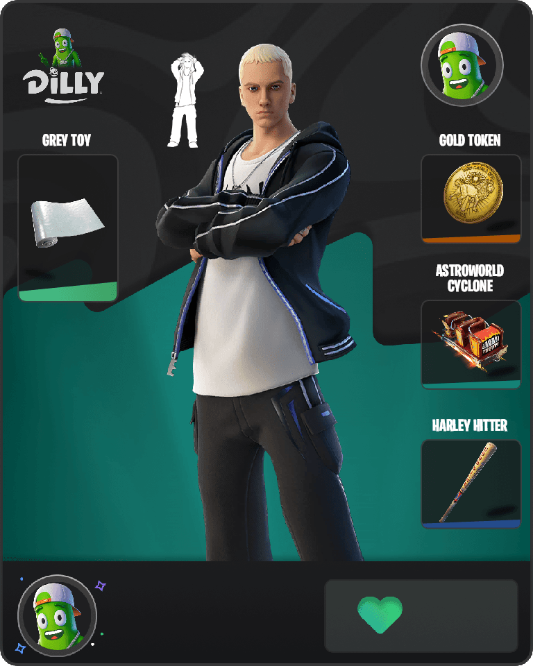 Slim Shady Fortnite combo