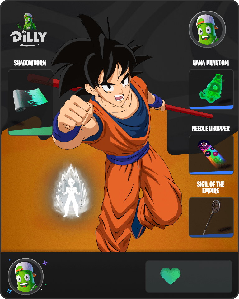 Son Goku Fortnite combo