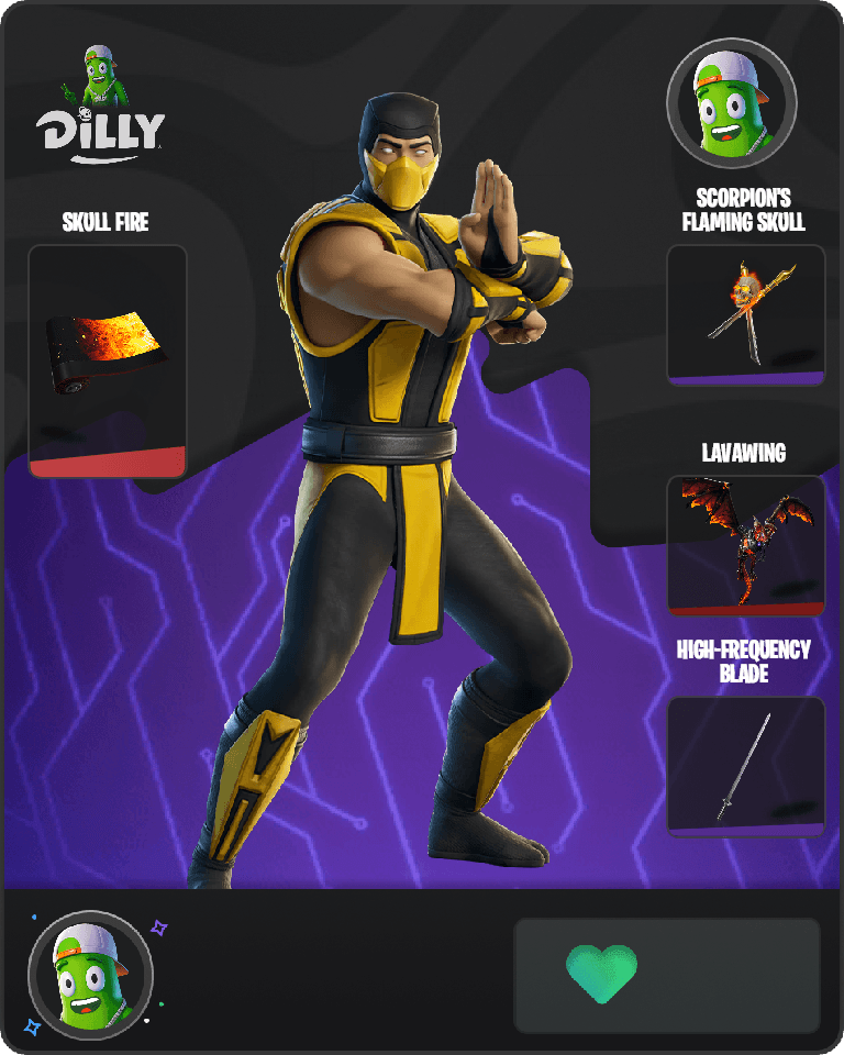 Scorpion (MK3) Fortnite combo