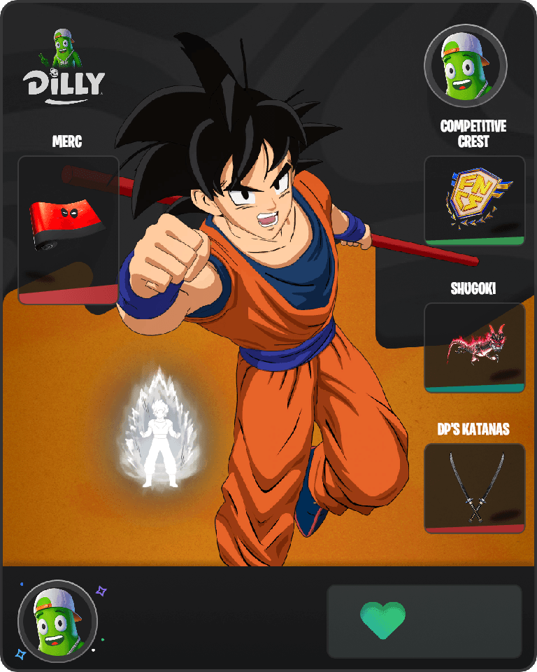 Son Goku Fortnite combo