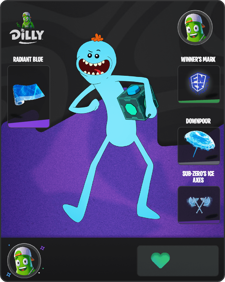 Mr. Meeseeks Fortnite combo