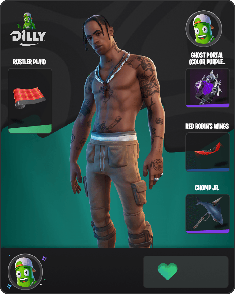 Travis Scott Fortnite combo