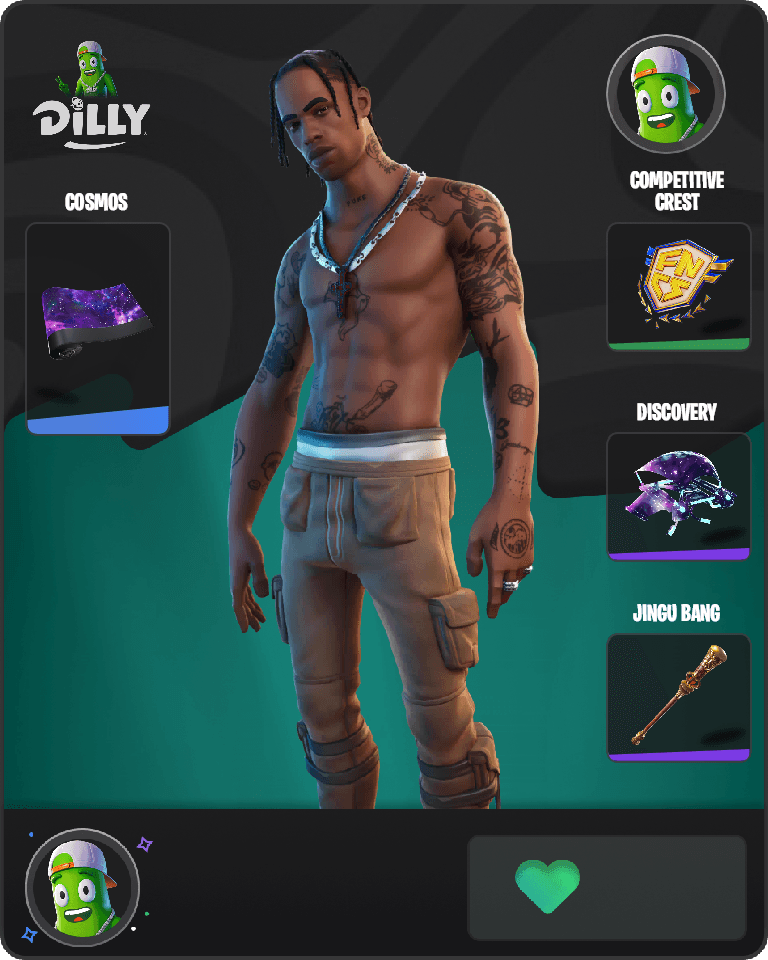 Travis Scott Fortnite combo