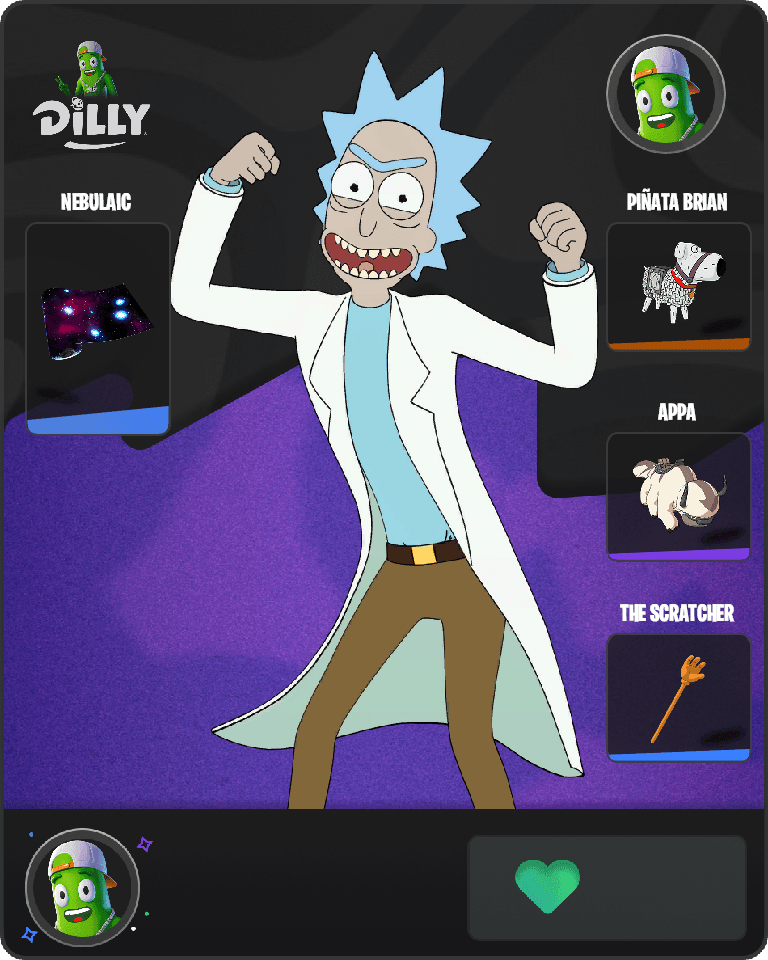 Rick Sanchez Fortnite combo