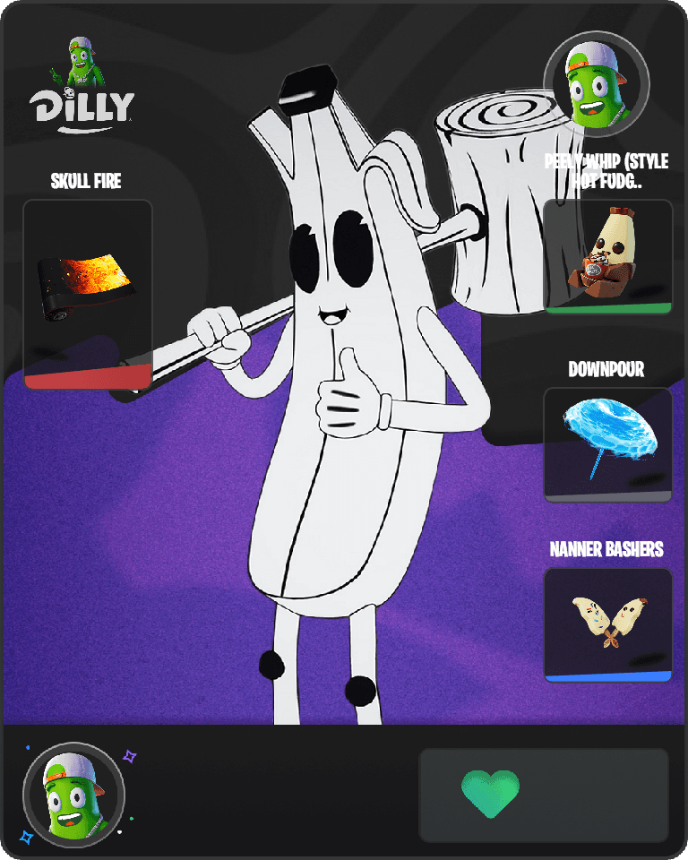 Toon Peely Fortnite combo