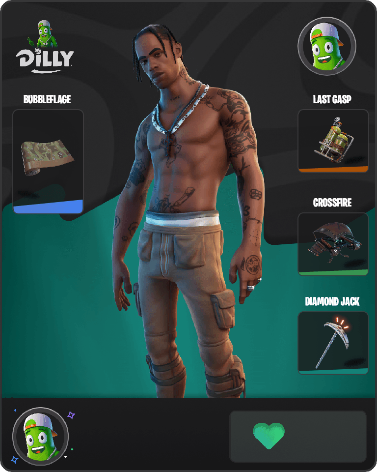 Travis Scott Fortnite combo