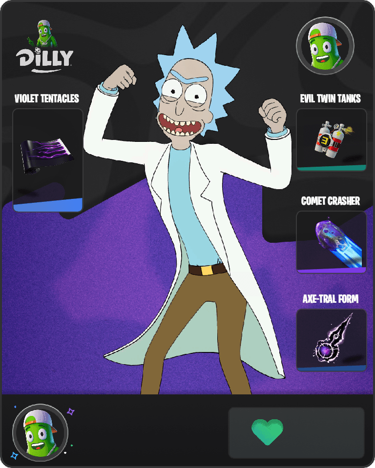 Rick Sanchez Fortnite combo