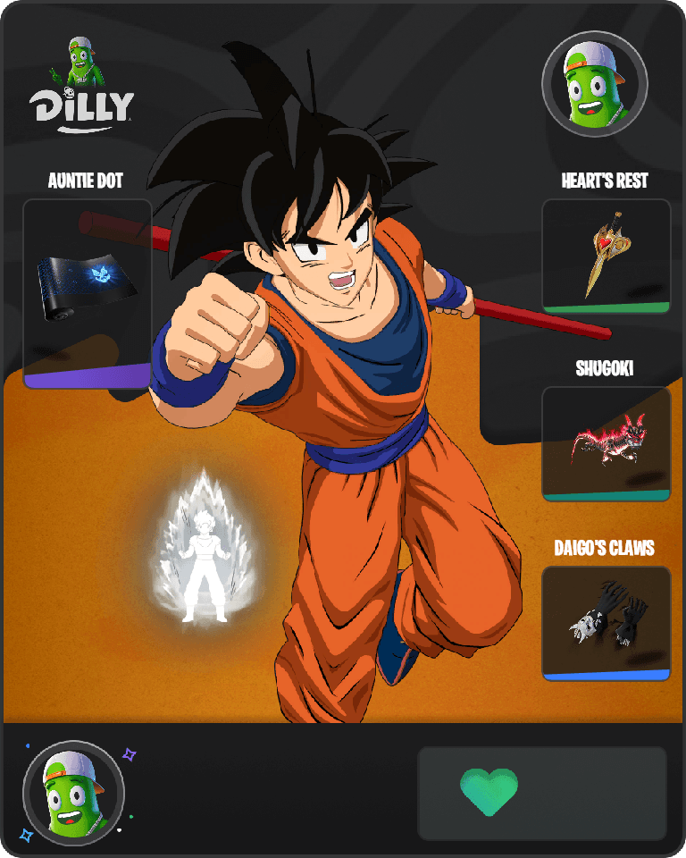 Son Goku Fortnite combo