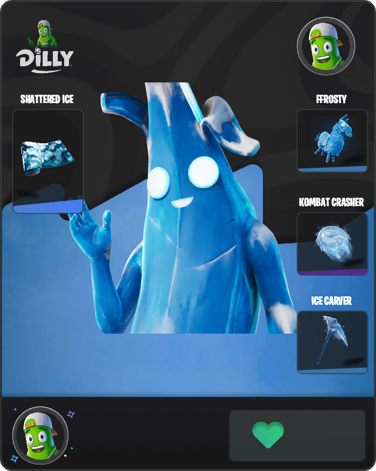 Polar Peely Fortnite combo