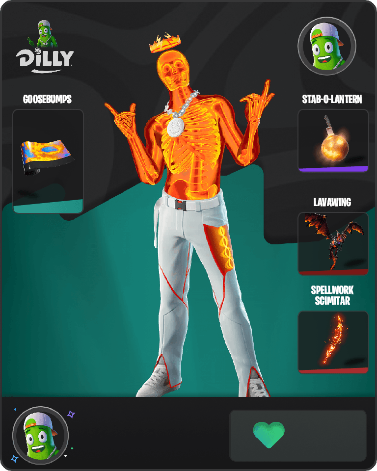 Inferno Skeleton Balvin Fortnite combo