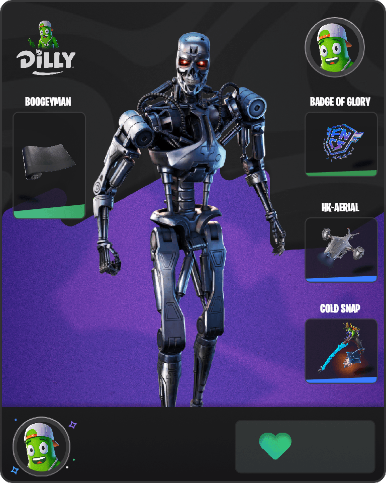 T-800 Fortnite combo