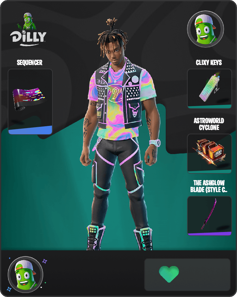Juice WRLD Fortnite combo