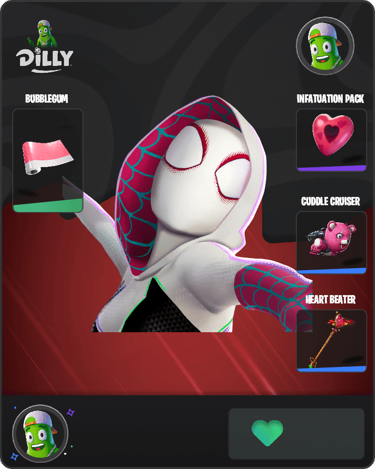 Spider-Gwen Fortnite combo