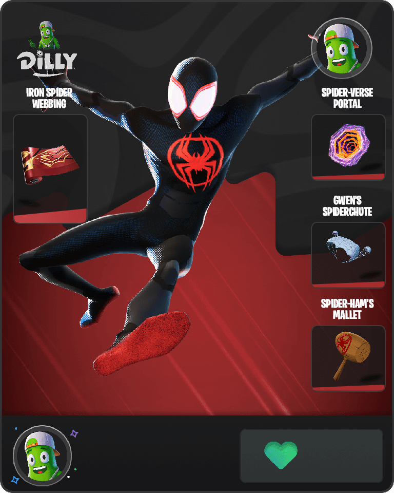 Spider-Man (Miles Morales) Fortnite combo