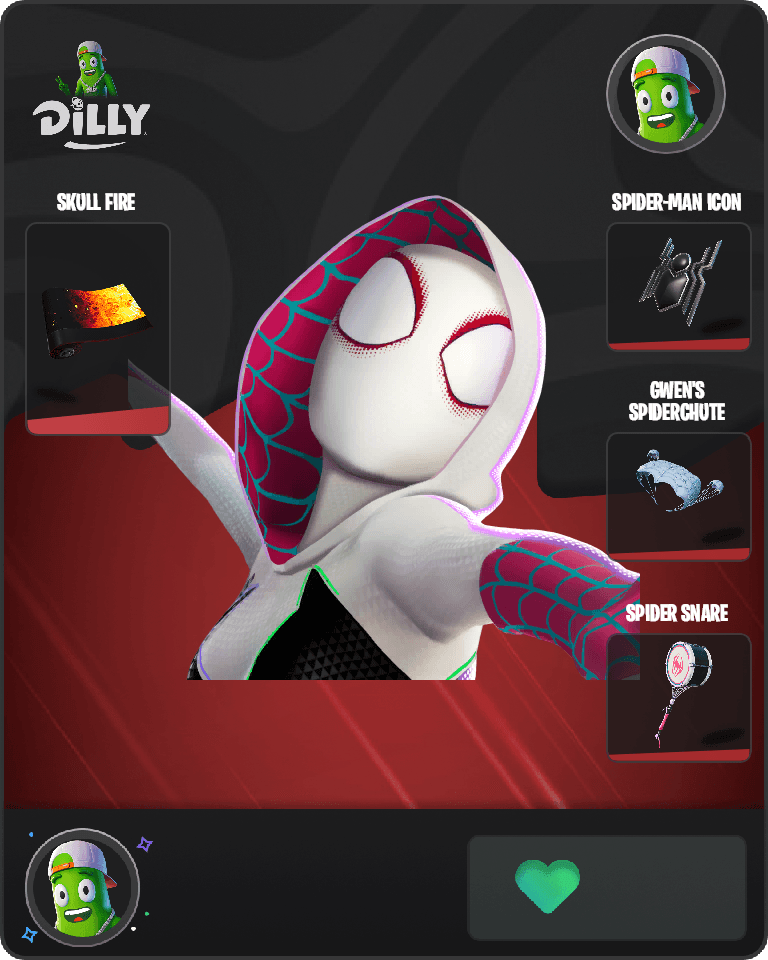 Spider-Gwen Fortnite combo