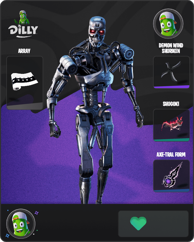T-800 Fortnite combo