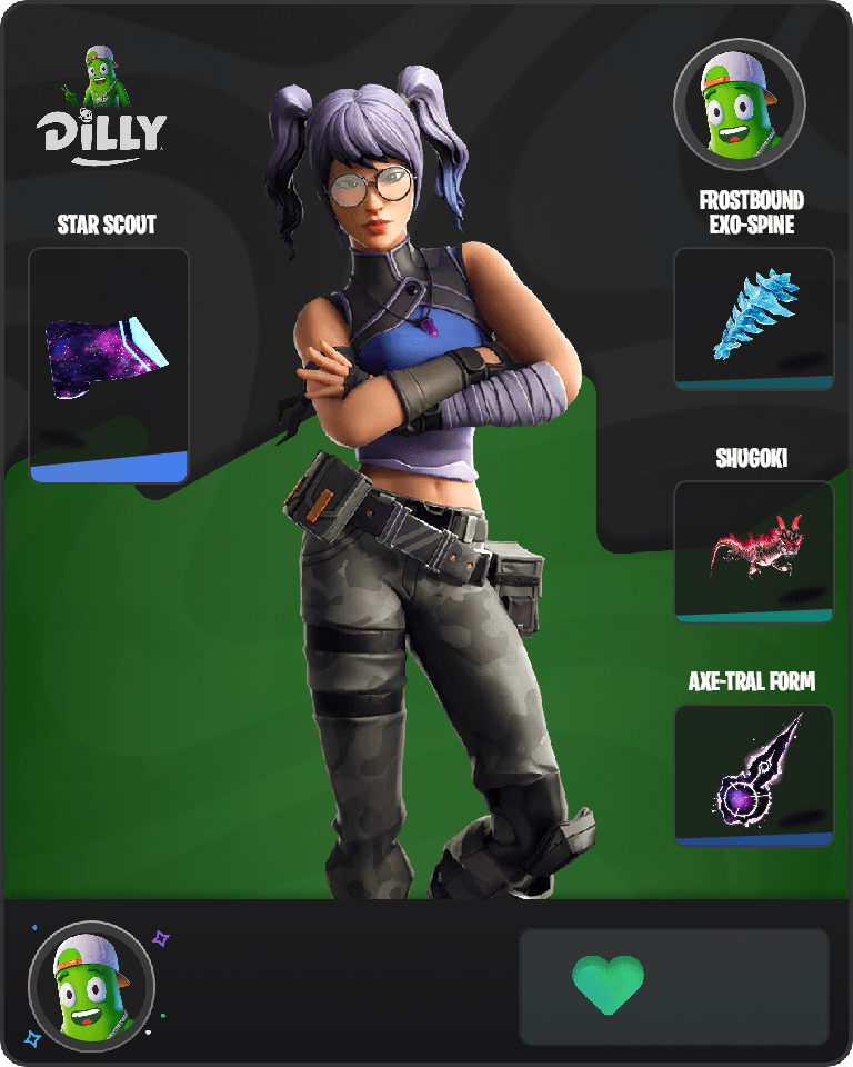 Crystal Fortnite combo