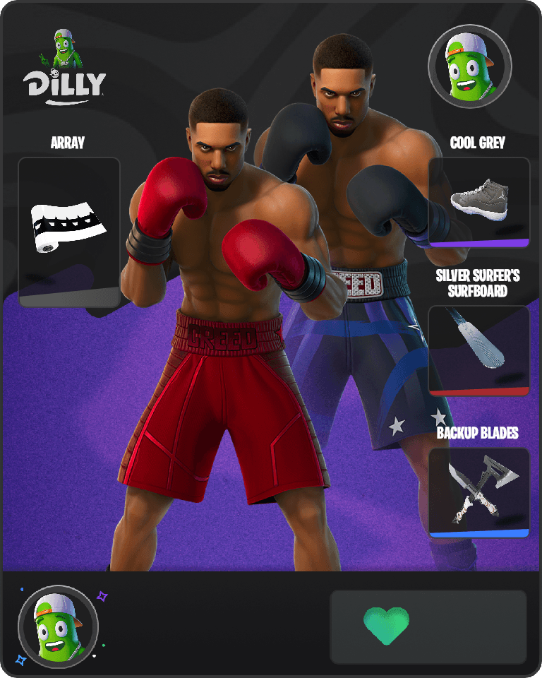 Adonis Creed Fortnite combo