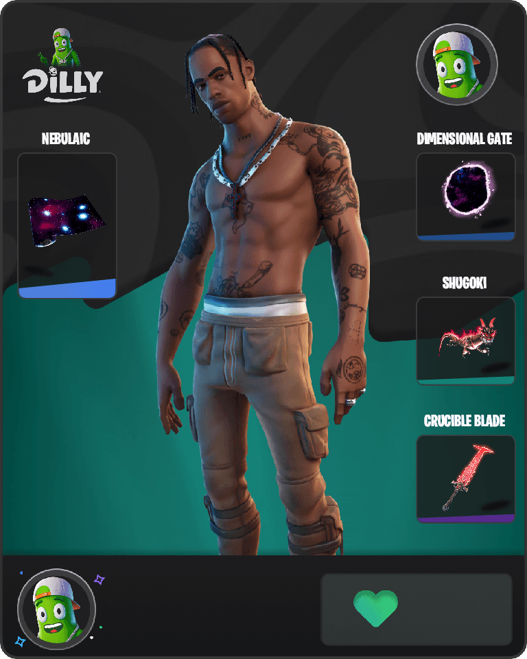 Travis Scott Fortnite combo