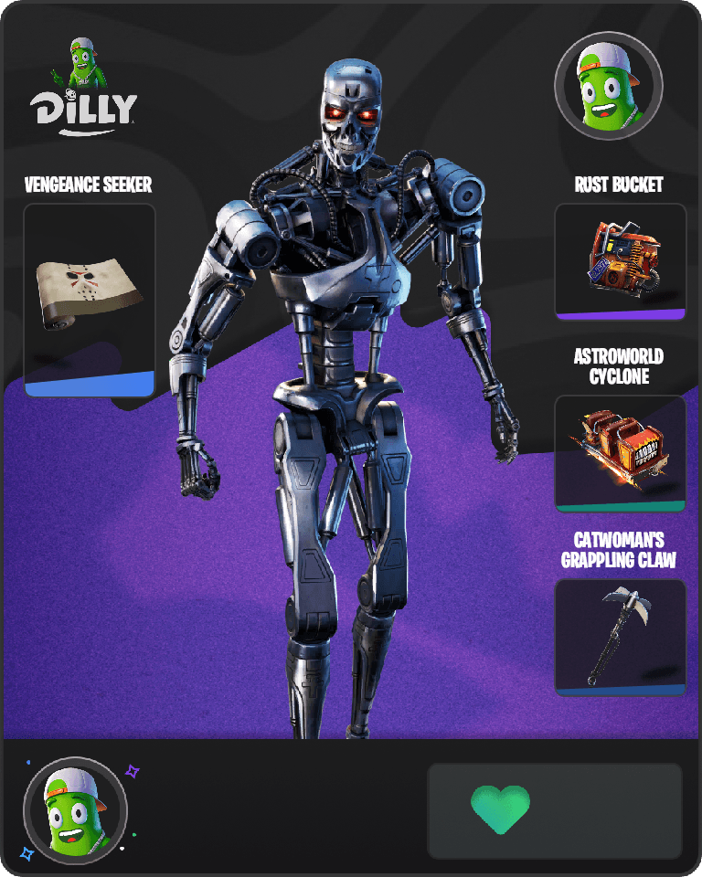 T-800 Fortnite skin combo