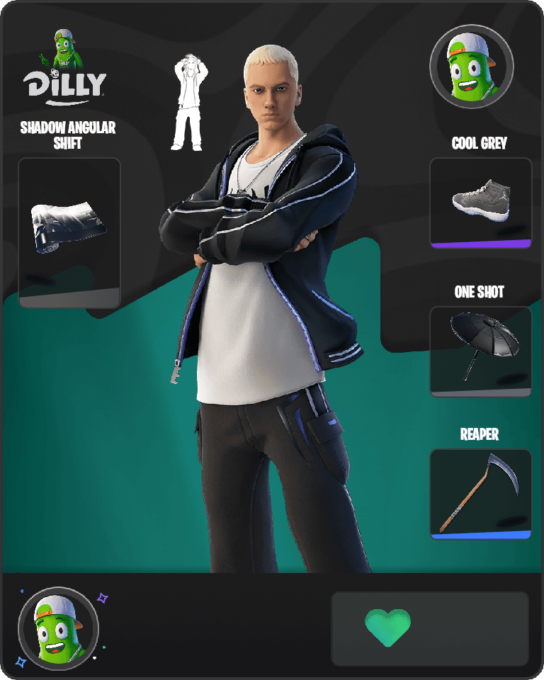 Slim Shady Fortnite combo