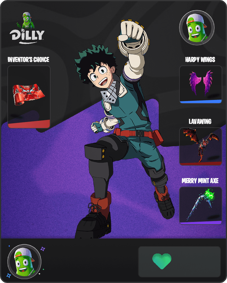 Izuku Midoriya Fortnite combo