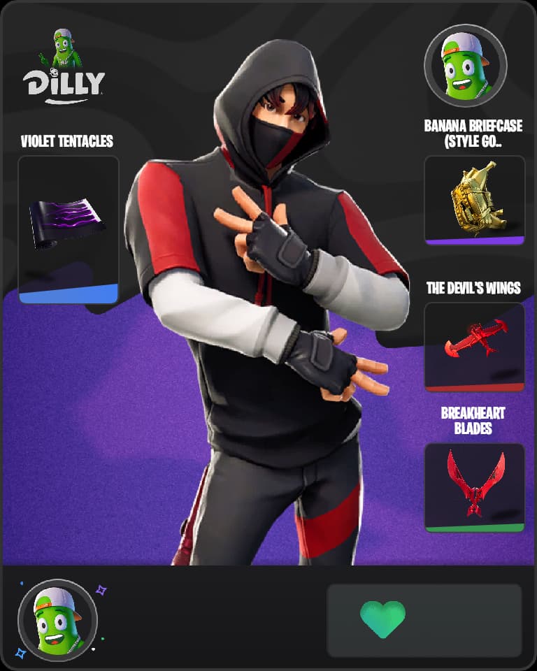 IKONIK Fortnite skin combo