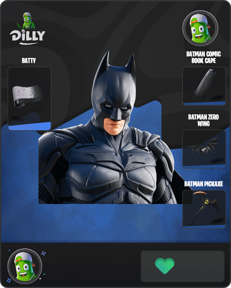 The Dark Knight Movie Outfit Fortnite combo