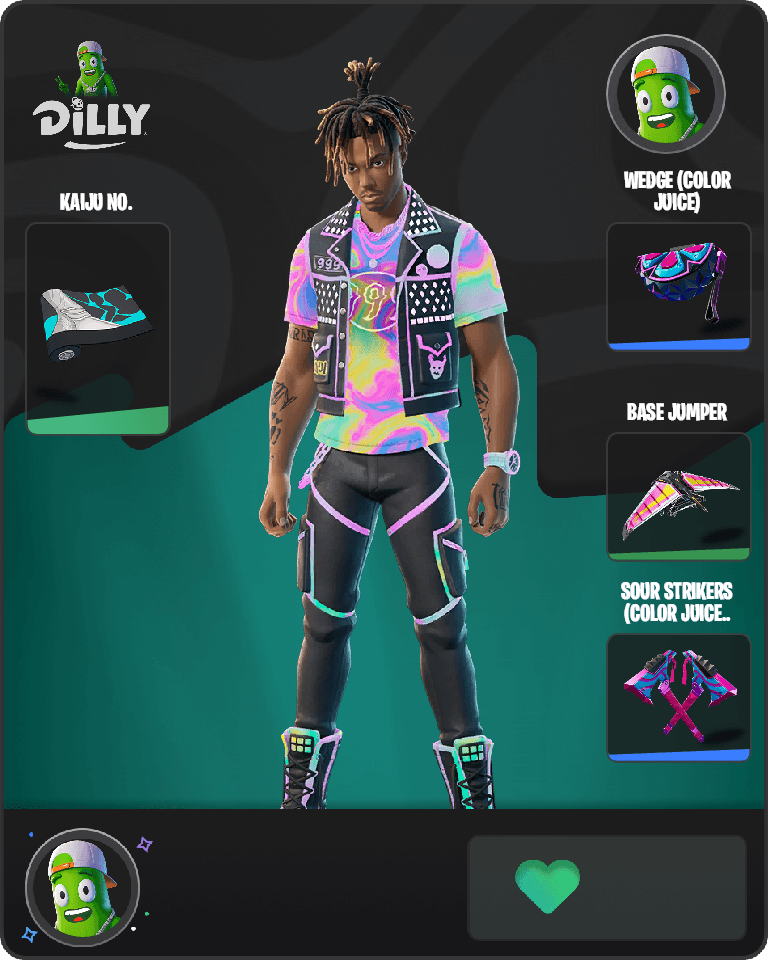 Juice WRLD Fortnite combo