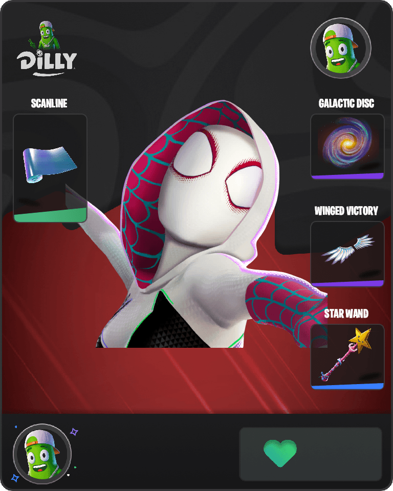 Spider-Gwen Fortnite combo
