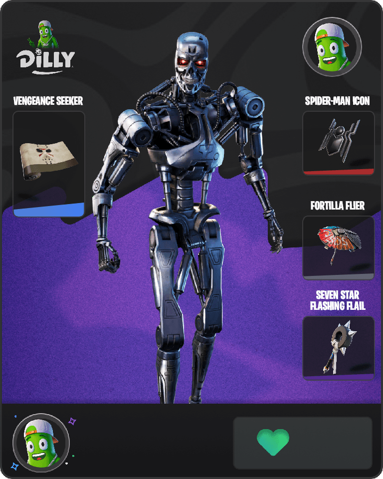 T-800 Fortnite combo