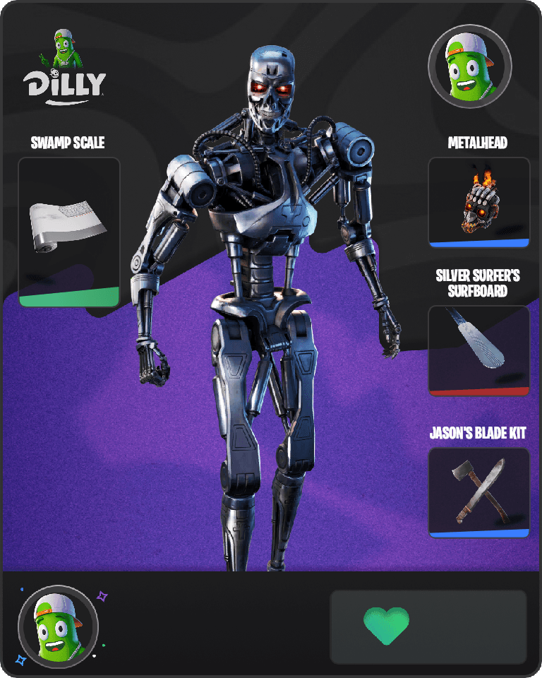 T-800 Fortnite combo
