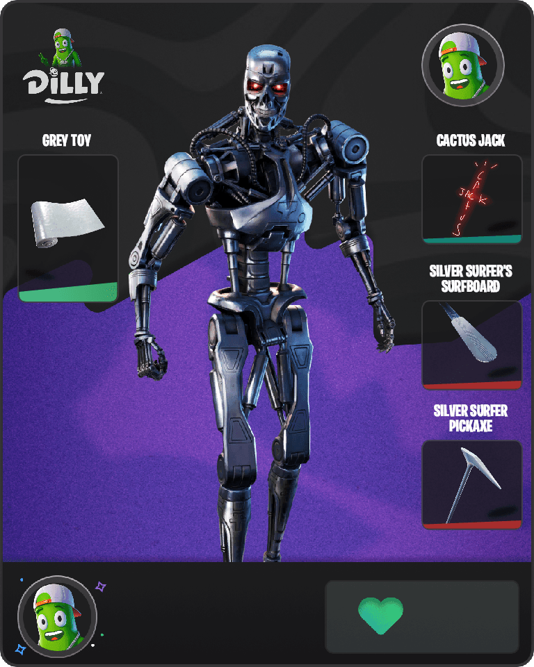 T-800 Fortnite combo