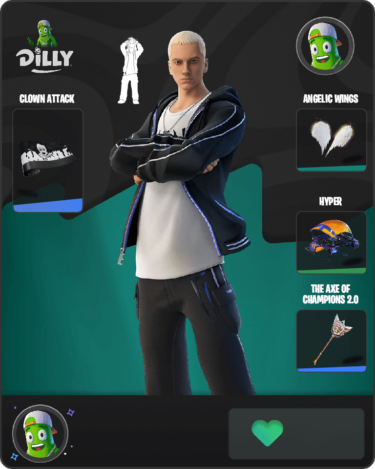 Slim Shady Fortnite combo