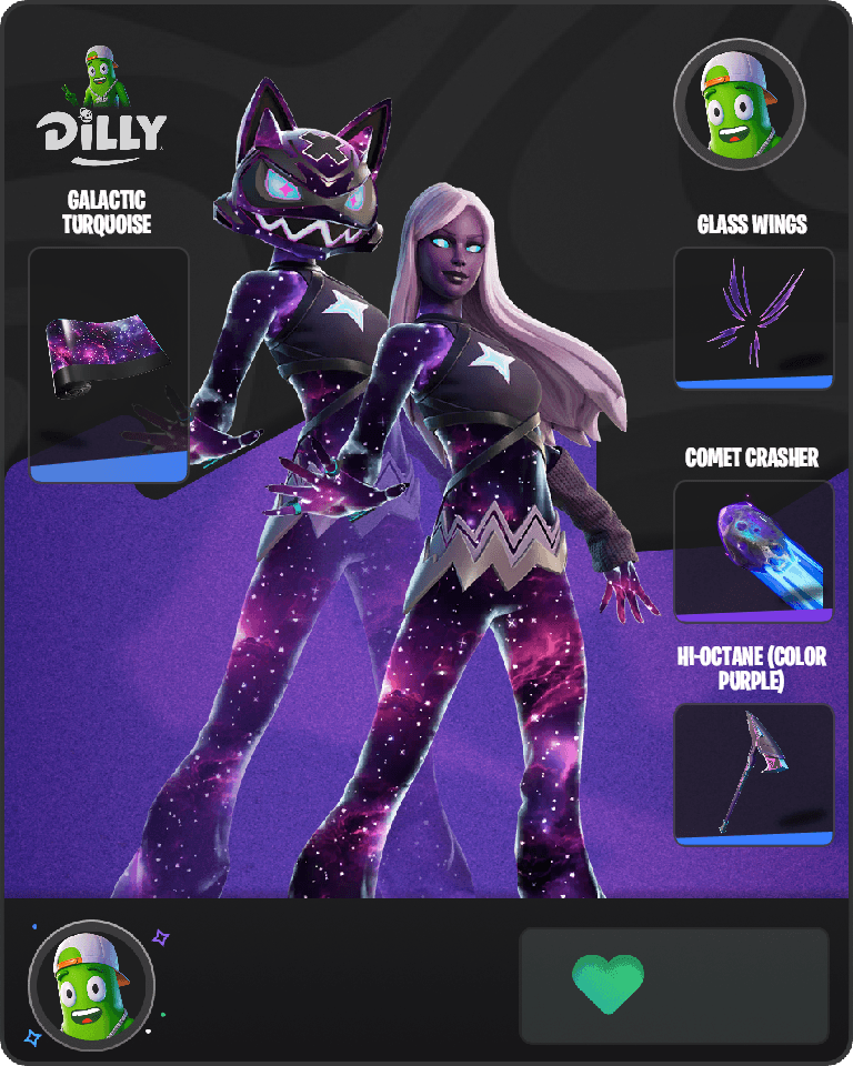 Galaxy Crossfade Fortnite combo