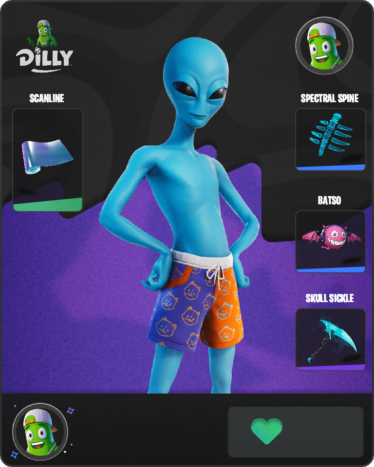 Human Bill Fortnite combo