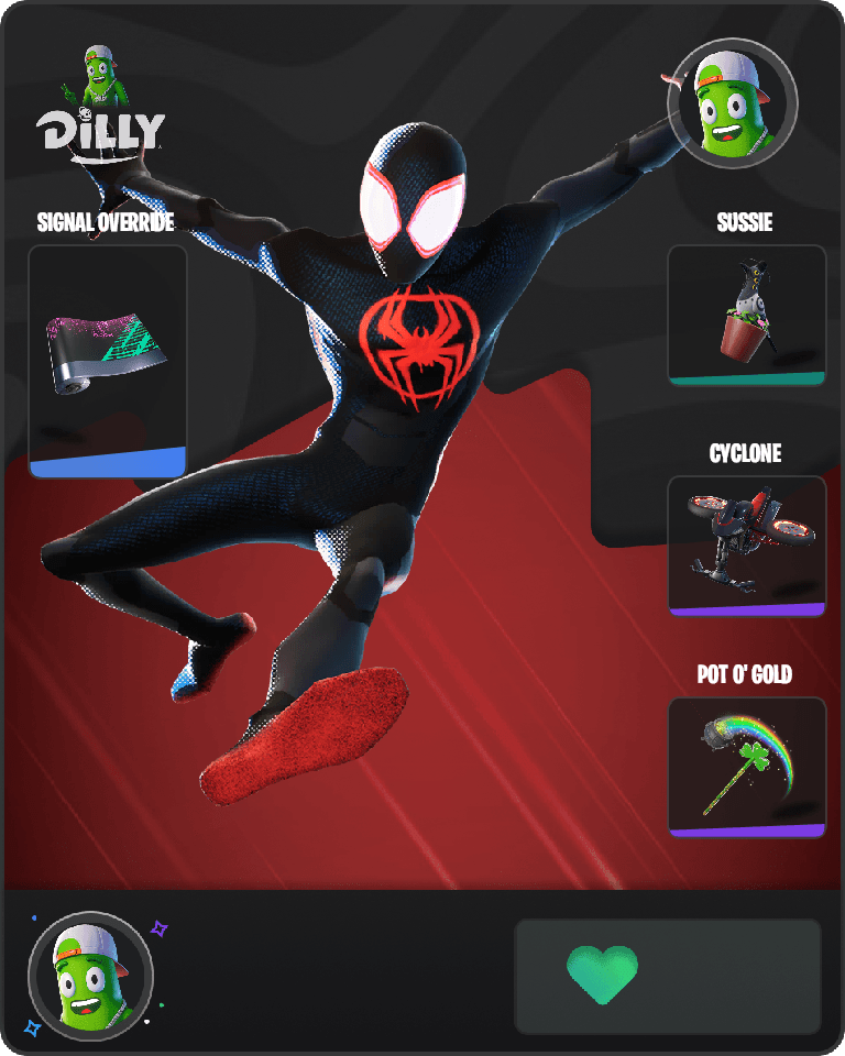 Spider-Man (Miles Morales) Fortnite combo