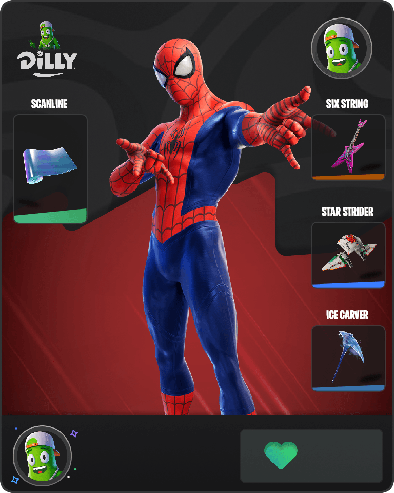 Spider-Man Fortnite combo