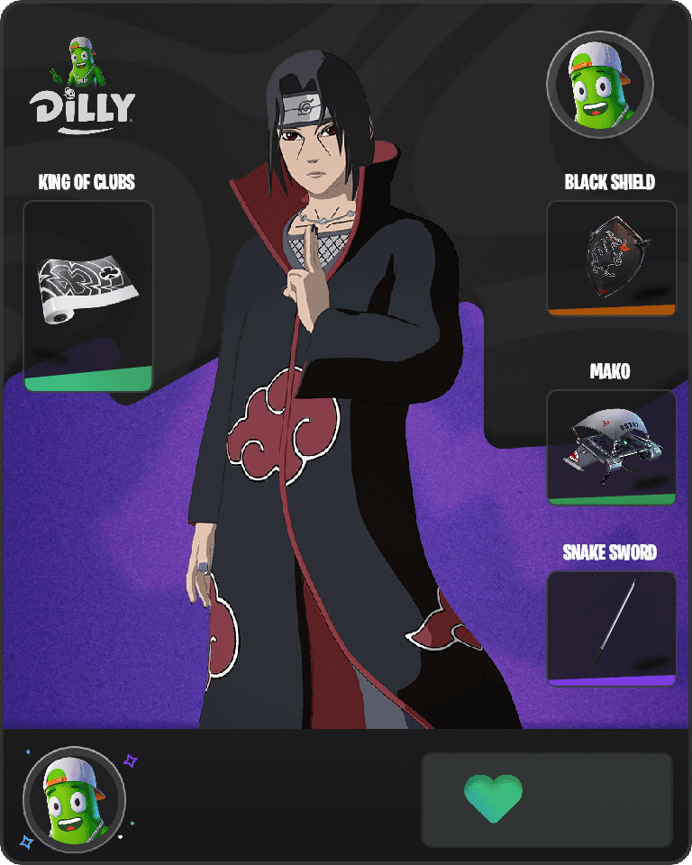 Itachi Uchiha Fortnite combo