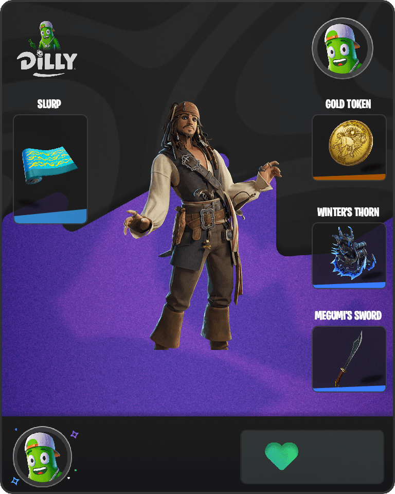 Jack Sparrow Fortnite combo