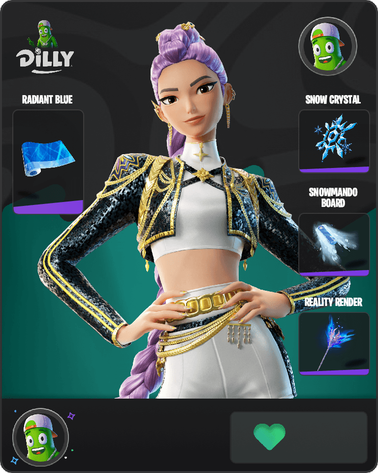 Golden Rumi Fortnite combo