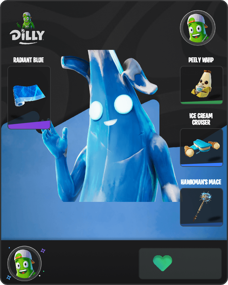 Polar Peely Fortnite combo