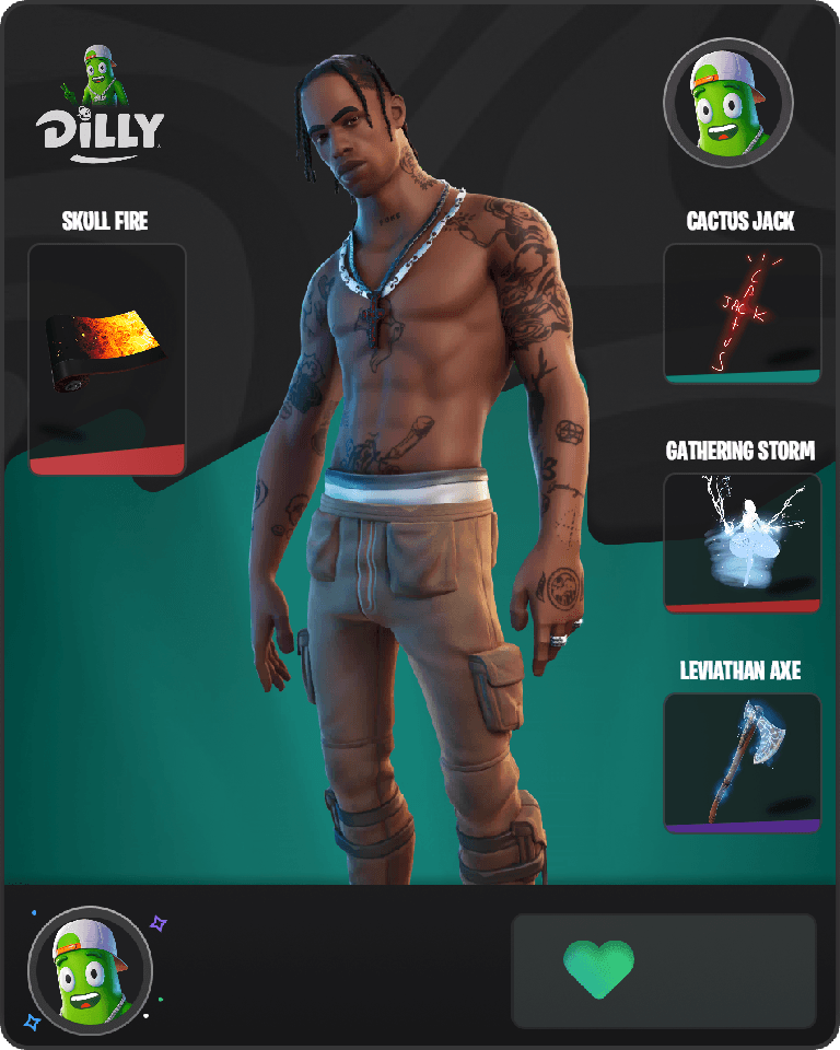 Travis Scott Fortnite combo