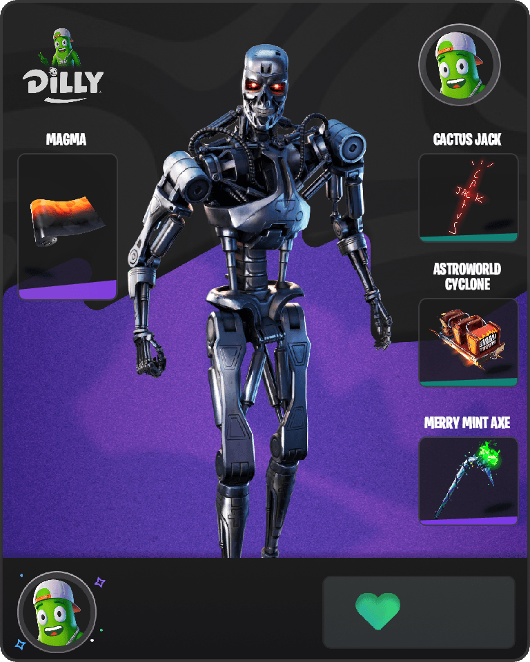 T-800 Fortnite combo