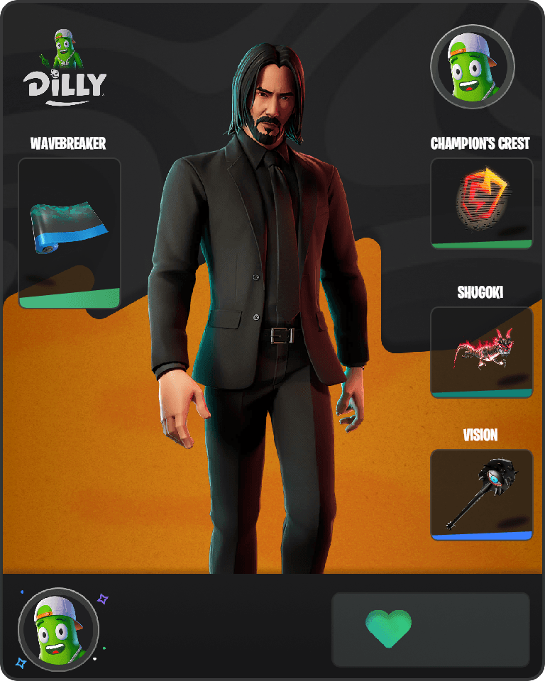 John Wick Fortnite combo