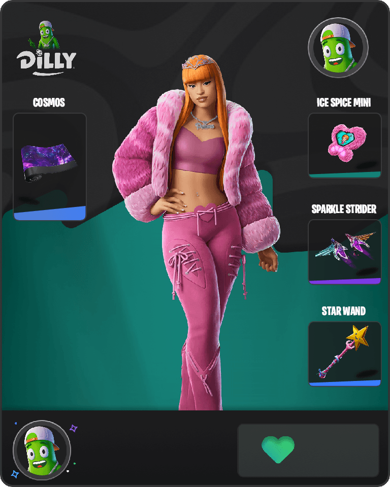Rap Princess Ice Spice Fortnite combo