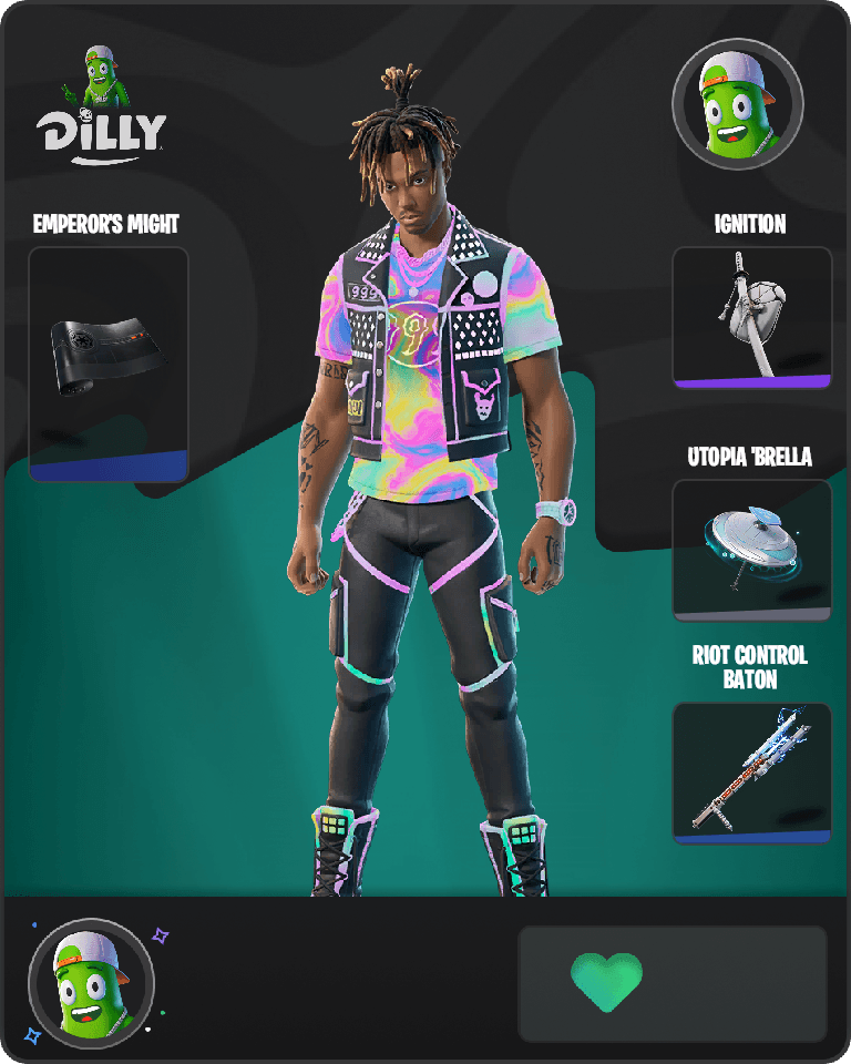 Juice WRLD Fortnite combo