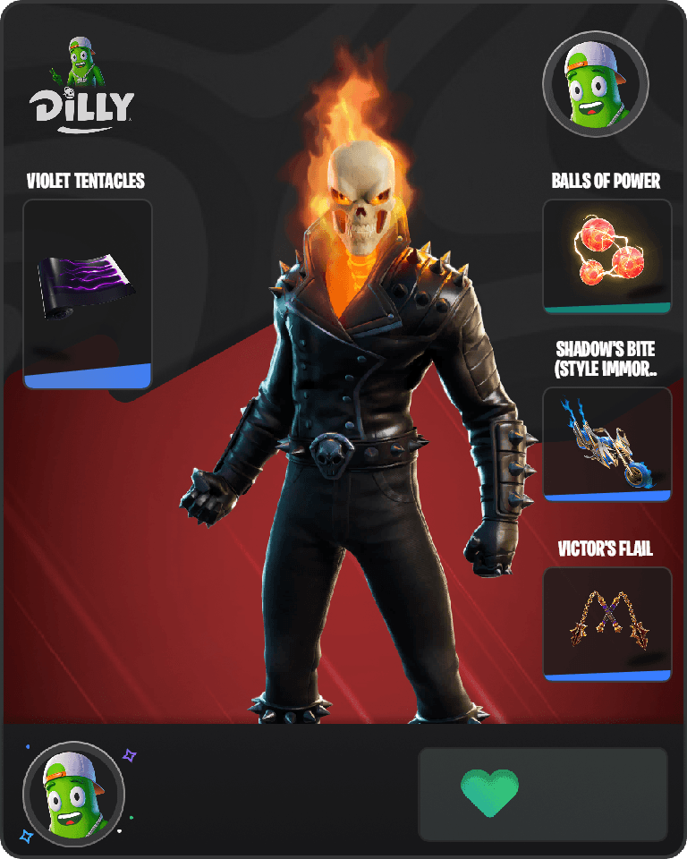Ghost Rider Fortnite combo